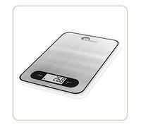 LITTLE BALANCE 8169 Slim, Balance de cuisine électronique, 5 kg / 1 g, Design extra-plat, Inox