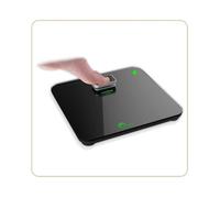 8276 Kinetic Premium, Pese-personne sans pile, Rechargeable par son bouton 180 kg / 100 g, Noir - Little Balance