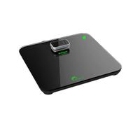 8276 Kinetic Premium, Pese-personne sans pile, Rechargeable par son bouton 180 kg / 100 g, Noir - Little Balance