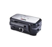 8368 Speed'n Mixt 1200, Gaufrier & Grill 2 en 1, 1 plaque Gaufres, 1 plaque Gril interchangeables, 1200 w, Inox - Little Balance