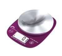 LITTLE BALANCE 8465 Pro Inox 5.1 Mini USB, Ultra précision, balance sans pile, pèse lettres, Recharge Mini USB, Réparable, Ultra précision 0.1 g, Prune