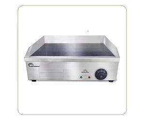 LITTLE BALANCE 8568 Snack Plus, Plancha électrique 6-8 personnes, Plaque de cuisson acier anti-adhésive 8 mm, 2900 W, Acier