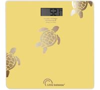Pèse-personne - LITTLE BALANCE - 8731 - Tortues sables métallisées - USB-réparable - 180 kg / 100 g - Jaune