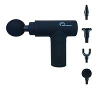 LITTLE BALANCE 8787 Sport Relax, Pistolet de massage, Appareil de massage électrique pour tissus profonds, 4 têtes de massage interchangeables, 6 vitesses, Relaxation, Auto massage, Noir