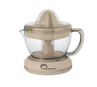 LITTLE BALANCE 8832 Easy Juice, Presse agrume électrique, Grande capacité 0,7 L, Double rotation, 2 cônes interchangeables, Format compact, 40 W, Beige
