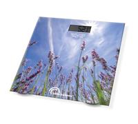 LITTLE BALANCE 8842 Lavandes, Pèse-personne sans pile, Rechargeable USB-C, Réparable, 180 kg, Design Lavandes