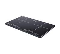 LITTLE BALANCE 8858 Little Induction Duo, Plaque de cuisson induction 2 feux, Plaque de cuisson portable, Cuisson rapide, Thermostat réglable 9 niveaux de température, Jusqu’à 240°C, 3500W, Noir