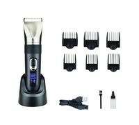 LITTLE BALANCE 8899 Turbo Performance, Tondeuse Cheveux Homme, Autonomie 1h40, Utilisation avec ou sans fil, Charge USB, Etanche, Lames détachables, 6 guides de coupe + molette d'ajustement, Noir