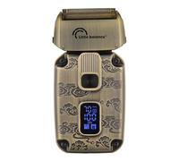 LITTLE BALANCE 8903 Baroudeur Sahara Explorer, Rasoir Electrique Homme, Etanche, 2 Lames flexibles, 2 vitesses, S'utilise avec ou sans fil, Autonomie 1h30, Charge rapide USB-C, Finition cuivre
