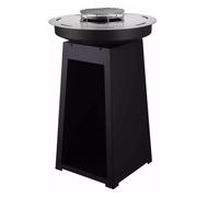 Little Balance Barbecue à bois/charbon Baroudeur Brasero 8819 Plaque inox Ø 60 cm Noir