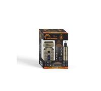 LITTLE BALANCE 8938 Kit Beauté Baroudeur, Rasoir Electrique Sahara & Tondeuse nez et oreilles Précision, Utilisation avec ou Sans fil, Charge rapide USB-C, Finition cuivre