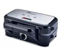8368 Speed'n Mixt 1200, Gaufrier & Grill 2 en 1, 1 plaque Gaufres, 1 plaque Gril interchangeables, 1200 w, Inox - Little Balance