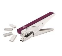LITTLE BALANCE Pince Agrafeuse Métal EB-20 - Agrafes 24/6 ou 26/6 - Capacité 20 feuilles - Prune