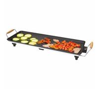 Plancha - 8741 - Wood 70 - Poignées bois - 1800 W - 70 cm noir G