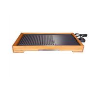 little balance plancha gril électrique 2000w 51x26cm 8280 happy bambou