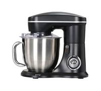 LITTLE BALANCE 8574 Easy Pâtisserie, Robot Pâtissier Multifonctions, Batteur, Fouet, Petrin, 10 vitesses, Bol 4,5 l, 1000 W, Inox, Noir