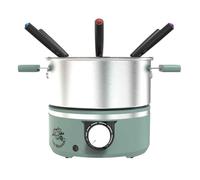Little Balance Service à fondue 8963 – 6 pers, caquelon inox, induction 1,8 L 650 W Sapin