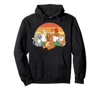 Little Bear Birthday Squad Y2K Animal Party Matching Retro Sweat à Capuche