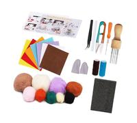 Little Bear Kit de feutrage à l'aiguille en laine avec instructions (français non garanti)