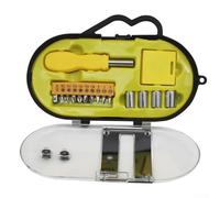 Little Bee Ensemble d'outils en acier au carbone et design de rangement compact pour travaux de réparation et d'entretien de la maison