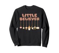 Little Believer Enfant Chrétien Mignon Enfant Boho Christianisme Sweatshirt