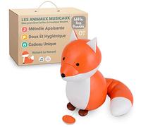 Little Big Friends Jouet Musical bébé | Peluche Musicale à Tirette Douce et Lavable | Compagnon sensoriel pour bébé et Tout-Petit | Richard Le Renard