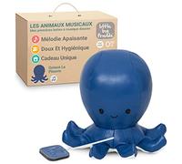 Little Big Friends Les Animaux Musicaux Boite à Musique pour Bébé | Peluche Musicale Animal | Facile à Nettoyer | Tout Doux | Octave la Pieuvre