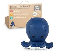 Little Big Friends Les Tiny Friends de Tiny Friends | Hochet Bébé | Animal Tout Doux | Facile à Nettoyer | Décoration Chambre Bébé | Octave la Pieuvre