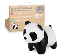 Little Big Friends Les Tiny Friends |Hochet Bébé Dès la Naissance en Forme d’Animal Mignon |Jouet d’Éveil Léger et Facile à Attraper | Facile à Nettoyer |Idée Cadeau Naissance Originale |Luca le Panda
