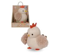 Little Big Friends Les Tiny Friends | Hochet bébé Nomade en Forme de Poule | Jouet d’éveil Tout Doux Facile à Nettoyer | Cadeau Naissance Original dès la Naissance | Paulette la Poule