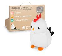 Little Big Friends Les Tiny Friends | Hochet bébé Nomade en Forme de Poule | Jouet d’éveil Tout Doux Facile à Nettoyer | Cadeau Naissance Original dès la Naissance | Paulette la Poule