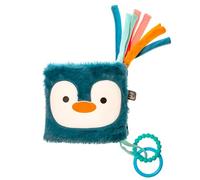 Little Big Friends 2-in-1 Sensory Baby Book | Crinkle Cloth Activity Book with Teether, Mirror & Contrast Textures | Stimulating Toy for Newborns & Infants | Crib & Stroller Attachment | Ocean Theme