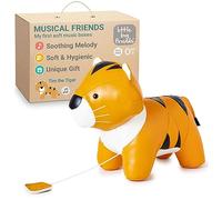 Little Big Friends Musical Friends | Pull String Cord Musical Toy for Baby | Special Stuffed Animal | Easy to Clean | Tim The Tiger