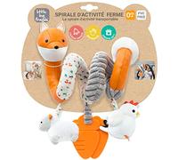 Little Big Friends Spirale d'Activité Jouet Multi-sensoriel Stimulant | Ferme