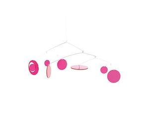 Little big room by Djeco-Mobile Pink fly - Rose