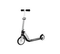 Hudora Trottinette Little BigWheel – Aluminium, réglable en hauteur & pliable, jusqu'à 100 kg – Noir