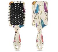Little Birds Brosse à cheveux en plastique avec coussin d'air humide et sec pour enfants et adultes Cadeau de rentrée scolaire pour homme et femme