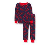 Little Blue House by Hatley Pajama Set Ensemble de Pijama, Navy Lobster, 10 Years Garçon
