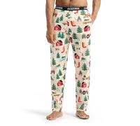 Little Blue House Jersey Pants Pyjama Bottoms Bas, Ferme d'arbre de Noël, M Homme