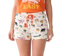Little Blue House Women's Sleep Shorts Pyjama Bottoms Bas, lac, L Femme