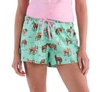 Little Blue House Women's Sleep Shorts Pyjama Bottoms, Chevaux de l'Ouest, S Femme