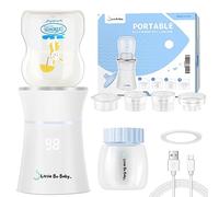 Little Bo Ensemble chauffe-biberon portable avec biberon et adaptateur