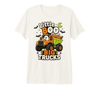 Little Boo Big Trucks Halloween T-Shirt Haut de Gamme
