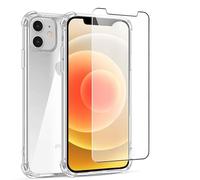 Little Boutik Coque Antichoc pour iPhone 12 Mini (5,4") et Verre Trempé Film Protection Ecran
