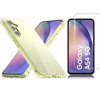 Coque Antichoc Pour Samsung Galaxy A54 5g (6,4") Et Verre Trempé Film Protection Ecran Little Boutik®