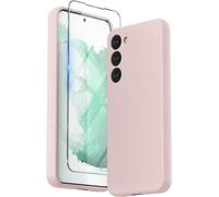 Little Boutik Coque Rose pour Samsung Galaxy S23 (6,1") et Verre Trempé Film Protection Ecran