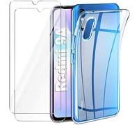 Little Boutik Coque Silicone + 2 Vitres Protection Ecran pour XIAOMI REDMI 9A