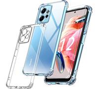 Little Boutik Coque Silicone 4 Coins Renforces + Vitre Protection Ecran pour Xiaomi Redmi Note 12 4G