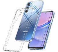 Coque Silicone Transparente + Verre Trempe Pour Samsung Galaxy A15