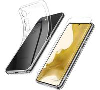 Little Boutik Coque Transparente pour Samsung Galaxy S23 (6,1") et Verre Trempé Film Protection Ecran